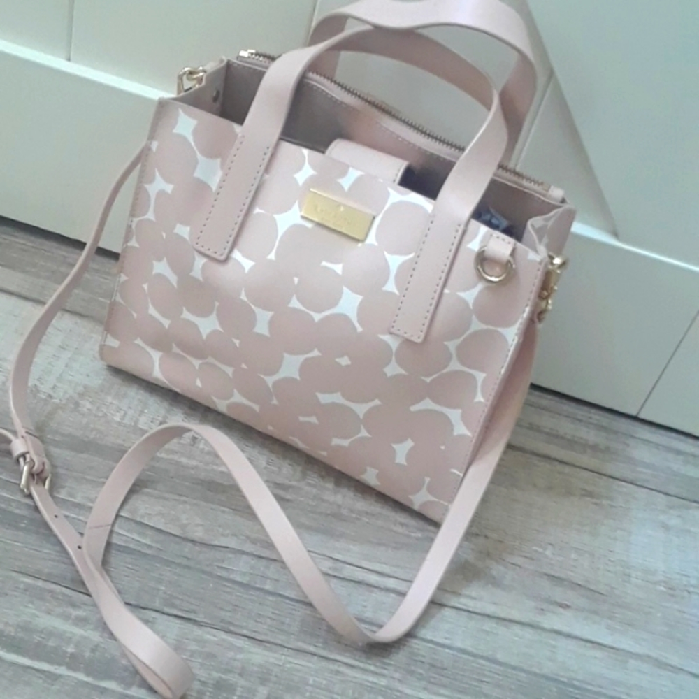 KATE SPADE. PUTNAM DR ANISSA CROSSBODY TOTE..SPLODGE DOT